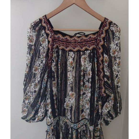 Free People Dance Magic Sheer Tunic/mini dress  size S - Picture 5 of 8
